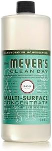 Mrs. Meyer's Clean Day Multi-Surface Cleaner Concentrate, Use to Clean Floors, Tile, Counters, and More, Basil Scent, 946 ml Bottle