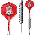 FOCO Officially Licensed Liverpool Football Club Steel Tip Brass Darts Set The Reds FC, 22g.