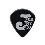 Pickboy J-Pick, Black, Cellulose, 1.00mm, 10 picks