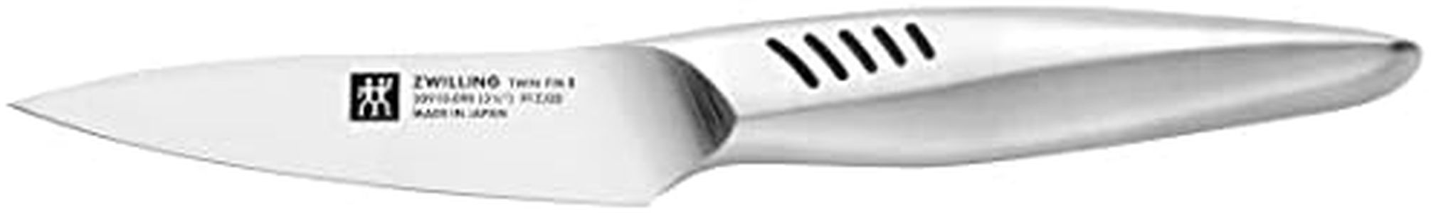 Zwilling Twin Fin 30910-091 Twin Fin 2 Paring Knife, 3.5 inches (90 mm), Made in Japan, Petty All Stainless Steel, Dishwasher Safe, Made in Seki, Gifu Prefecture