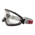 3M Safety Goggles 2890 - Indirect Venting, Anti-scratch Plus Anti-fog Coating With Clear Polycarbonate Lens - 1x Safety Goggles