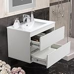 KSWIN 30" White Bathroom Vanity Wal