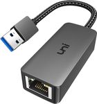 uni USB to Ethernet Adapter, Driver Free USB 3.0 to 100/1000 Gigabit Ethernet LAN Network Adapter, RJ45 Internet Adapter Compatible with MacBook, Surface,Notebook PC with Windows, XP, Vista, Mac/Linux