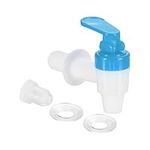 sourcing map Beverage Dispenser Replacement Spout, 2Set Plastic Water Dispenser Spigot Replacement Faucet for Party, Family Gathering (Blue White)