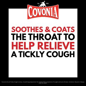 Covonia Dry & Tickly Cough Syrup, Non-Drowsy, 300ml – Sore Throat Relief