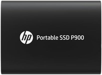 HP P900 1TB 2000MB/S-2000MB/S Type-C 3.2 Ps4-Ps5-Pc-Phone-Tablet-Camera Compatible External Portable SSD Black - 7M693AA