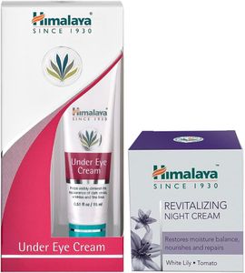 Himalaya Herbals Revitalizing Night Cream, 50ml And Himalaya Herbals Under Eye Cream, 15ml
