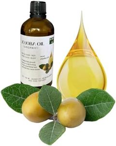 100ml Organic Jojoba Oil 100% pure for hair growth | Jojoba oil 100% pure for Face, Beard, Eyelash growth, Cold pressed hexane free Carrier oil for body massage in Glass bottle with dripolator I Undiluted Premium Therapeutic Grade | Packaging in Australia may vary.