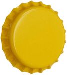 Beer Bottle Crown Caps - Oxygen Absorbing for Homebrew (Yellow 144 Count)