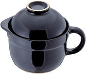 Ishigaki Sangyo 4361 Ishigaki Gas & Microwave Compatible Rice Pot, Double Lid, 1 Mug Type