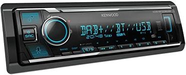 Kenwood KMM-BT508DAB USB Car Radio with DAB+ and Bluetooth Hands-Free Kit (Amazon Alexa, Sound Processor, USB, AUX, 2 x Pre-Out 2.5 V, 4 x 50 Watt, VAR Lighting, Includes DAB+ Antenna)