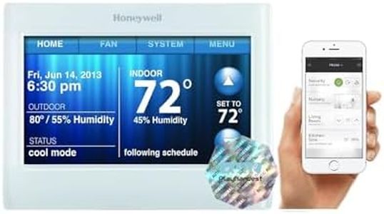 Playhardest Honeywell TH9320WF5003 Wi-Fi 9000 Color Touch Screen Programmable Thermostat, White with Extended 5-Year Warranty