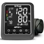 Dr Trust Atrial Fibrillation Automatic Dual Talking Digital BP Monitor Machine (Black)