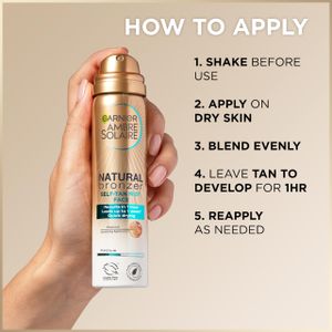 Garnier Natural Bronzer Face Mist, 75ml – Instant Glow Spray