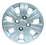 Panewaj Car Unbreakable Silver 13" inch i-10 (Old) 2007-2010 & 2014-15 Bolt Fitted Wheel Cover/Hubcaps, Set of 4 Piece