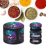 BendJoy® Crusher for Weed and Herb Grinder Spice Mill - Compact Weed Crusher for Grinding Herbs and Spices with 4-Layer Design, Elegant Design for Aesthetic Kitchen Tool