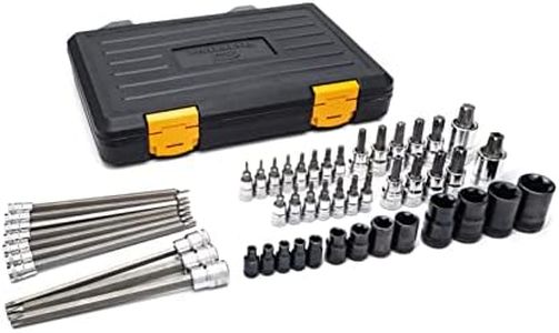 GEARWRENCH 49 Piece 1/4", 3/8", 1/2" Drive Torx Bit Socket Master Set - 89087