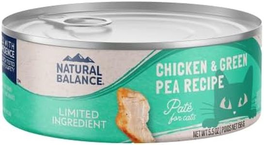 Natural Balance Limited Ingredient Adult Grain-Free Wet Canned Cat Food, Chicken & Green Pea Recipe, 5.5 Ounce (Pack of 24)