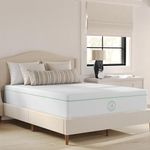 Martha Stewart SleepComplete Full Mattress in a Box, Medium-Firm Triple-Action Cooling Gel Memory Foam Mattress, Removable Coolweave Jacquard Cover, 12", White