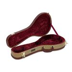 Crossrock Deluxe Wood Hard Case for A-style Mandolin, Tweed(CRW600MATW)