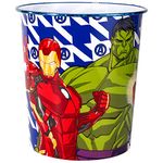 Avengers Kids Childrens Waste Bucket Paper Bin Basket for Bedroom Study Desk Dustbin