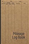 Mileage Log Book: Vehicle Mileage J