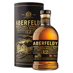 Aberfeldy 12 Year Old Highland Scotch Single Malt Whisky with Gift Tube, Aged in Oak Casks, Notes of Honey, Fruit, Spices, Vanilla & Hint of Smoke, 40% ABV, 70cl / 700ml