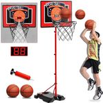 AIGIMU Basketball Hoop with Stand Adjustable Height