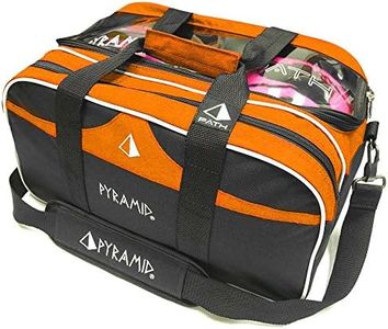 Pyramid Path Double Tote Plus Clear Top Bowling Bag (Holds Shoes)