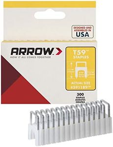 Arrow Fastener 591189 Genuine T59 Insulated Clear 5/16-Inch by 5/16-Inch Staples, 300-Pack