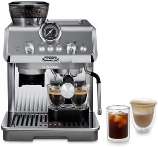 De'Longhi La Specialista Arte Evo Espresso Machine with Cold Brew, Manual Milk Frother, Barista Kit for Latte, Cappuccino, Built-in Grinder, EC9255M