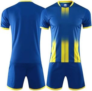 LAIFU Kids Soccer Jerseys for Boys Girls Training Outfit Team Uniform Athletic Shirts Sportswear Kit
