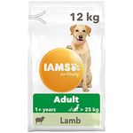 IAMS Complete Dry Dog Food for Adult 1+ Large Breeds with Lamb 12 kg