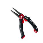 Rapala RCD Magnetic Spring Split Ring Pliers, 15 cm Length, Black/Red