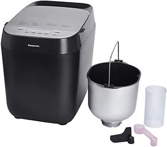 Panasonic Croustina Brotbackautomat SD-ZD2010 für Krustenbrot (18 Programme, Brotmaschine, glutenfrei, knuspriges Brot, Vollkorn-Krustenbrot), schwarz