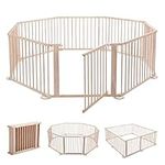 Kidbot Kid Playpen Wooden Play Acti