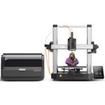 ANYCUBIC 3D Printer Kobra 3 Combo, Smart Multicolor Printing with Filament Drying Function, 600 mm/s High Speed FDM 3D Printer, LeviQ 3.0 Auto-Leveling, RFID Sync,Larger Size 250 * 250 * 260mm