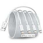 [Apple MFi Certified]4Pack iPhone Charger 6ft Long,USB to Lightning Cable,Apple USB 2.4A Fast Charging Cord for iPhone 14/13/12/11 Pro/11/XS MAX/XR/8/7/6s Plus,i Pad Pro/Air/Mini,i Pod Touch