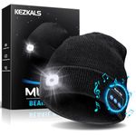 KEZKALS Gifts for Men Women, Bluetooth Beanie Hat, Stocking Stuffers for Adults Men, Mens Gifts for Christmas, Cool Gadgets for Men, Gifts for Men Who Have Everything, Bluetooth Hat for Men, Husband