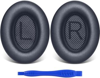 Link Dream Ear Pads for Bose Quiet Comfort 35 Soft Protein Leather Replacement Earpads Ear Cushions Ear Pad for Bose QC 35/25 / 15 QC2 / Ae2 / Ae2i / Ae2W / Sound Link/Sound True (Blue)