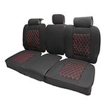 uxcell Car Leather Seat Covers Rear