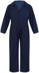 YiZYiF Kids Girls Boys Coverall Mechanic Boiler Suit Costume Flightsuit Coverall Jumpsuit Halloween Cosplay Costume Dark Blue 16 Years