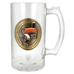 Guinness Gilroy Glass Tankard W'Badge