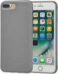 AmazonBasics iPhone 8 Plus / 7 Plus Textured Protective Case, Dark Grey