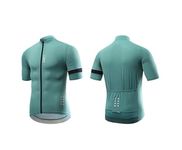 Lista Men's Reflective Road Bike Cycling Full Zip Jerseys (XL, Green)