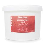 Hexeal Himalayan Pink Salt 10kg – 10kg Bucket of Fine, Food Grade Salt – Suitable for Seasoning & Cooking – 100% Natural Salts for Soothing Baths, Beauty & Cosmetics