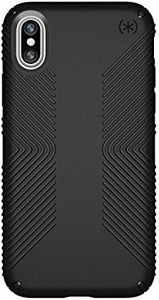 Speck Products Presidio Grip Case for iPhone XS/iPhone X, Black/Black