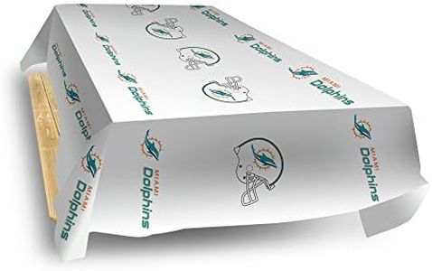 NFL Miami Dolphins Table Cover, 54-inches by 108-inches