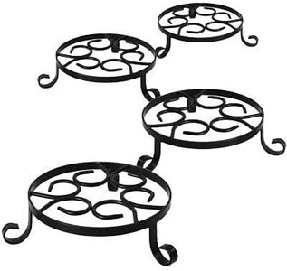 Panacea 89166 Olde World Forged Pot Trivets, 8" Dia., Pack of 4