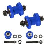 HTBCCHB 8mm and 10mm Chain Roller Pulley Tensioner Wheel Guide Per for Motorcycle Mini Bike Atv 125cc 140cc 160cc SSR XR125 CRF50 KLX110 Pitster Pit Dirt Bike Parts (Blue)